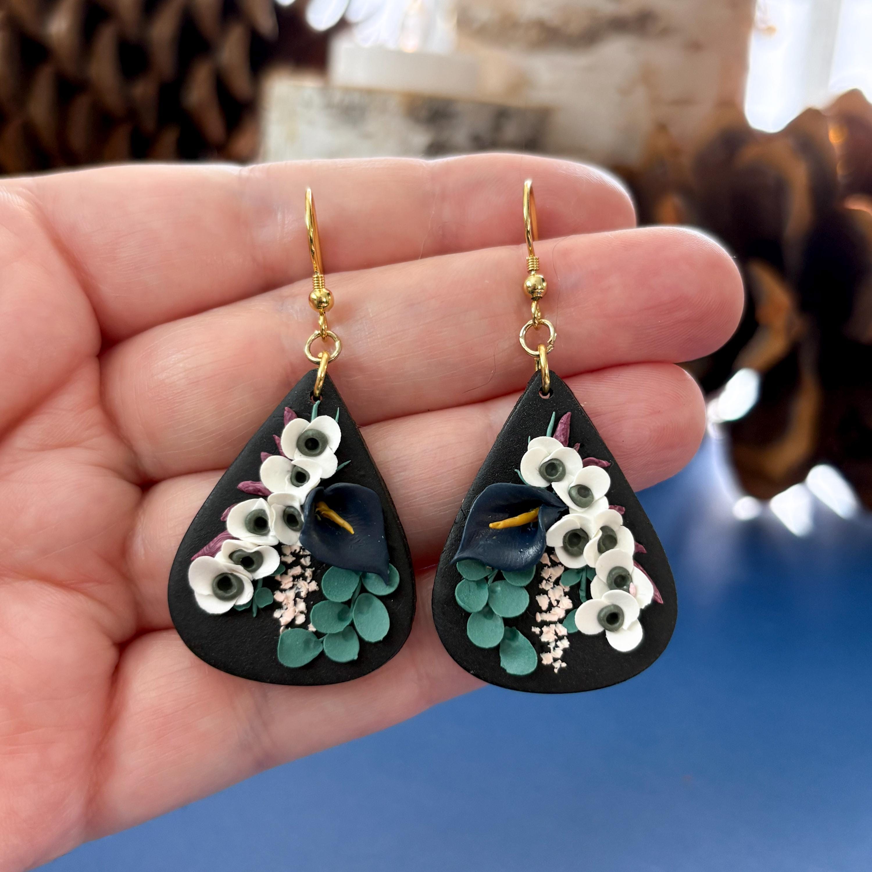 Floral Bouquet Earrings (SECONDS)